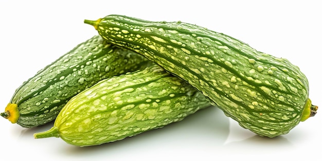 Photo ash gourd on white background