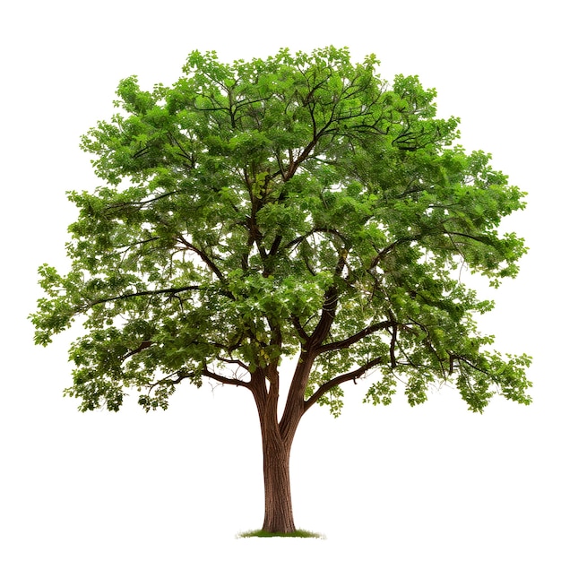 사진 초록색 잎 을 가진 색 이나 투명 한 배경 에 있는 재 나무 에 고립 된 재