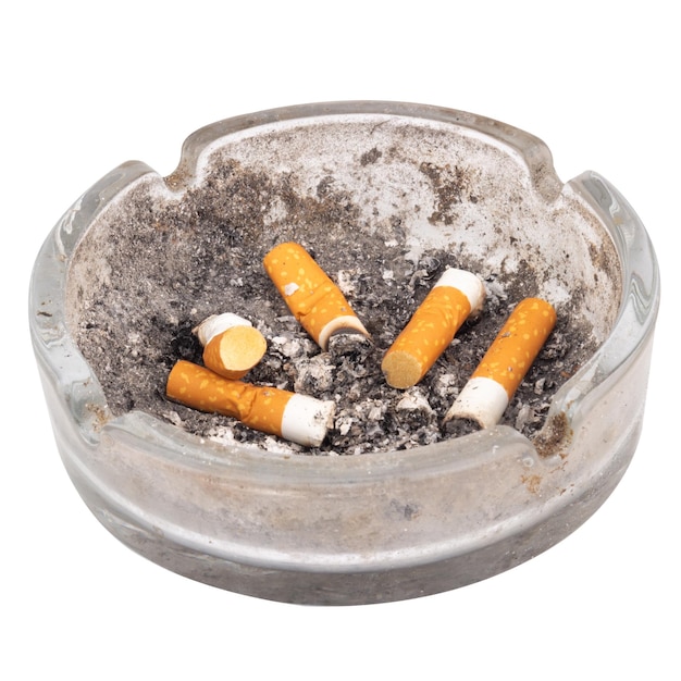 Ashtray isolated on white background