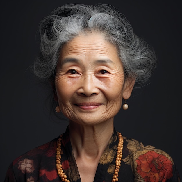 ASIAN 70 YEARS OLD WOMAN