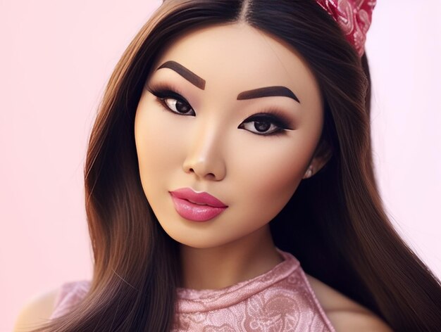 Photo asian barbie girl