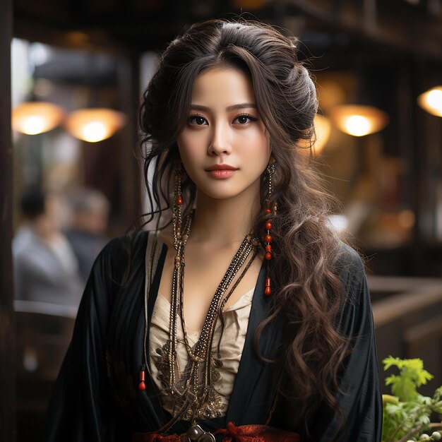 Asian beauty women model photo