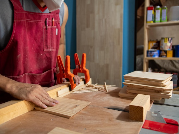 사진 아시아 목수 컷 작은 부분 목재 조립 가구timber 수동 핸디 핸드메이드 diy