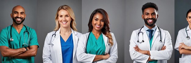 Asian doctor in white coat looking at camera