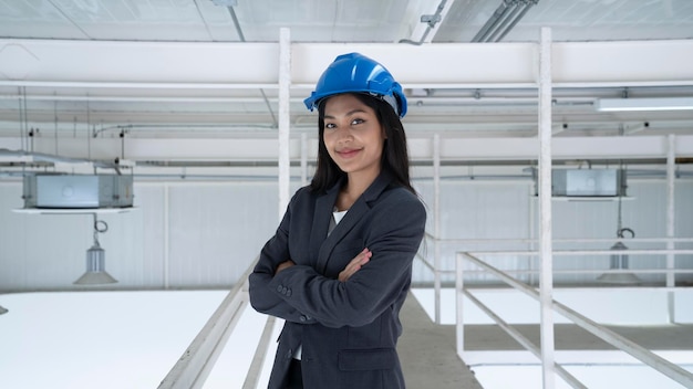 asian engineer woman