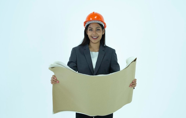 asian engineer woman