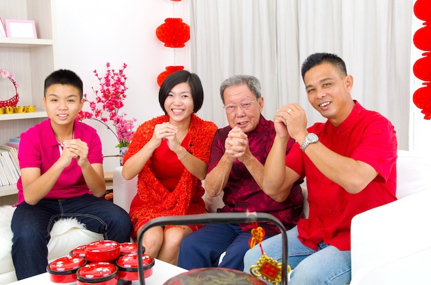 asian family