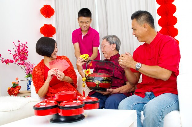 asian family
