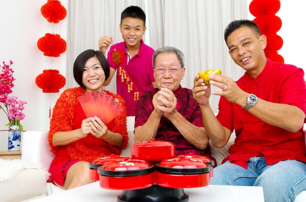 asian family