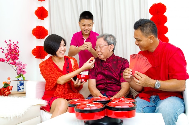 asian family