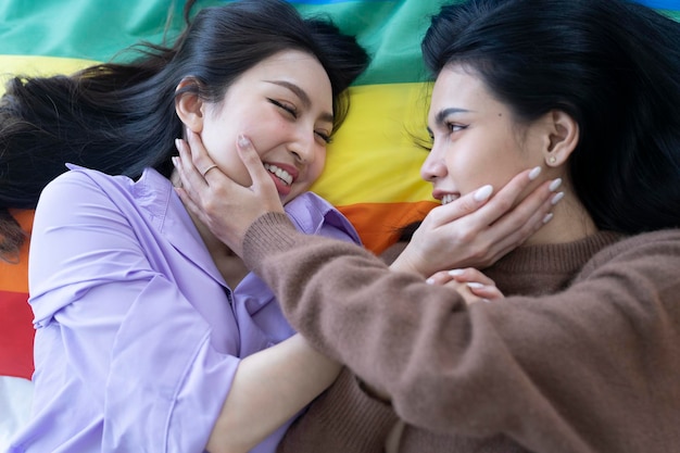 사진 아시아 여성 커플