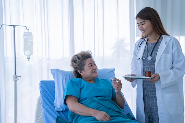 asian female doctor in hospital