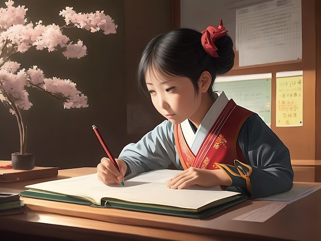 Asian girl education