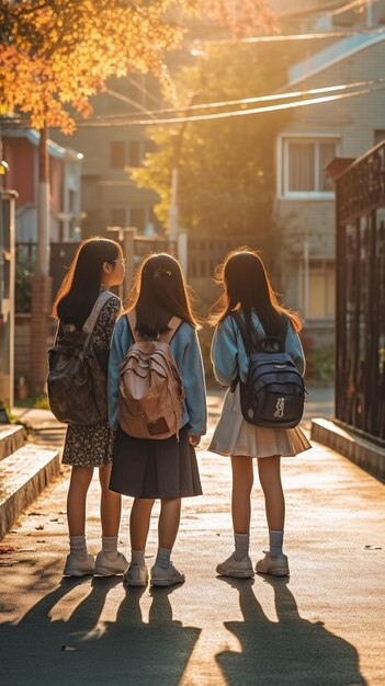 아시아 소녀 교육 학교 지원 행복