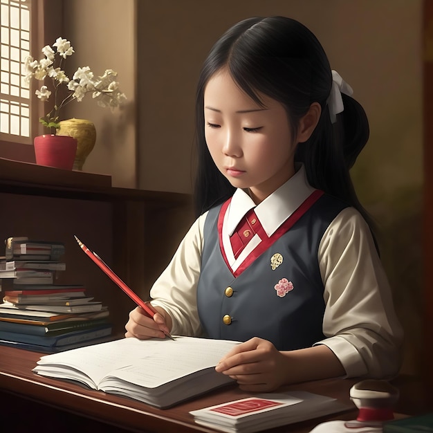 Фото Образование азиатских девочек