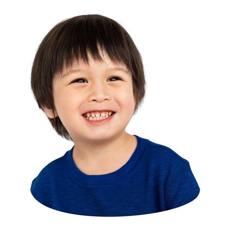 Photo 아시안 키드 png 요소 투명한 배경