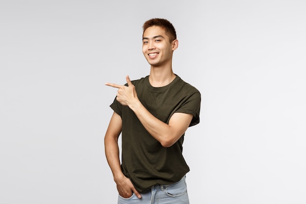 Asian male in a black t-shirt