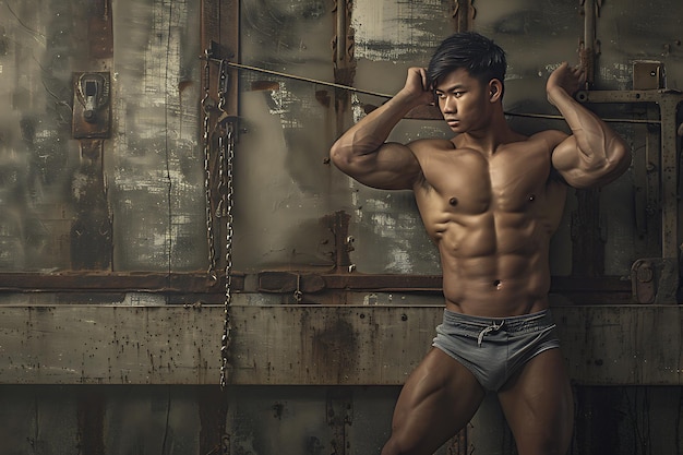 Asian male model