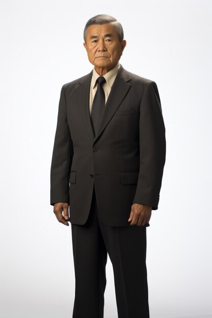 Photo asian man in suit