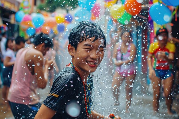 사진 아시아인 들 은 <unk>크란 축제 를 축하 한다