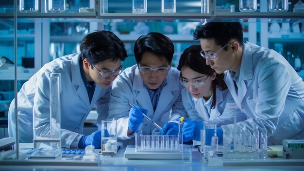 Asian scientists working on vaccine creation