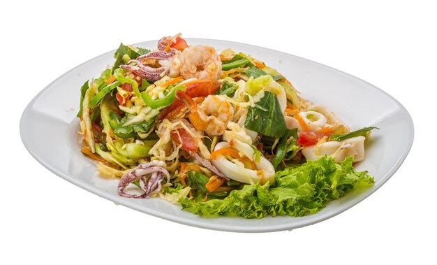 Asian seafood salad