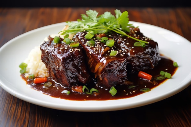 Asian SlowCooked Short Ribs Chinese Food