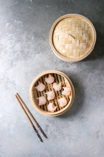 Asian steam dumplings