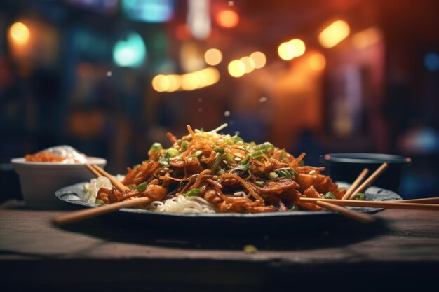 Premium Photo | Asian street food