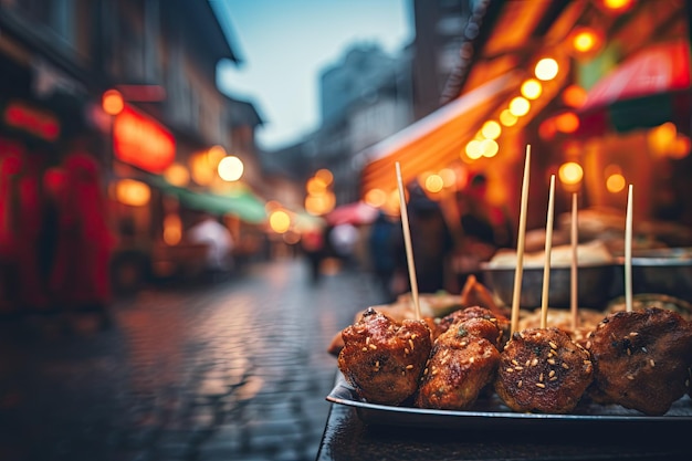 Premium Photo | Asian street food