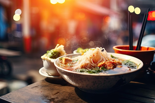 Premium Photo | Asian street food