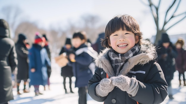 asian student smile