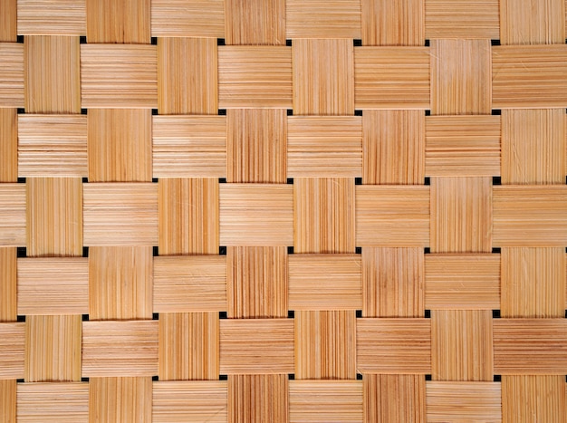 写真 背景の竹織りパターンのアジアンスタイル