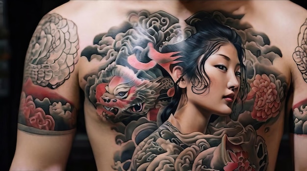 Photo asian tattoo