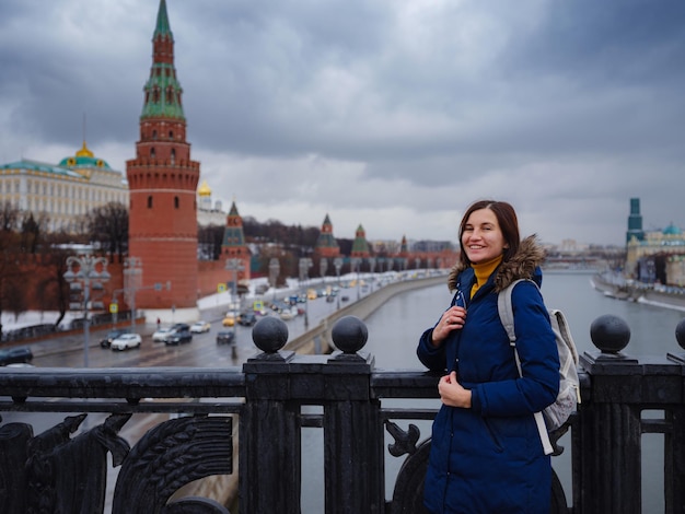 겨울 모스크바 여행 휴가 아시아 관광객