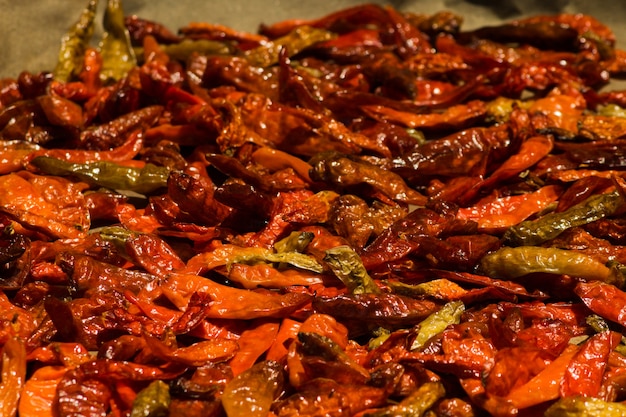 Photo asian traditional preserving chilli