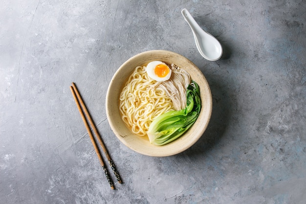 Asian udon noodles