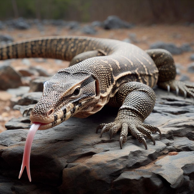 Asian water monitor