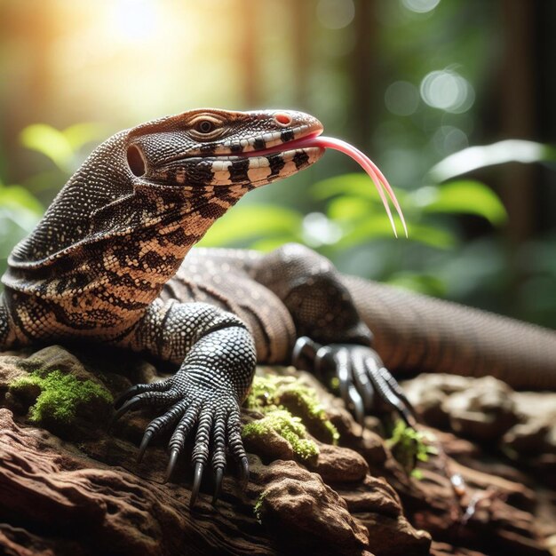 Asian water monitor