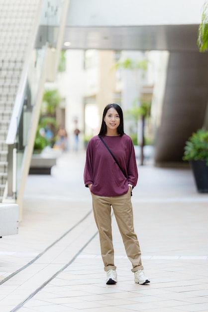 Asian woman in the city