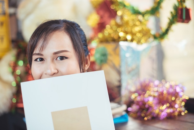 Asian woman enjoy reading a book