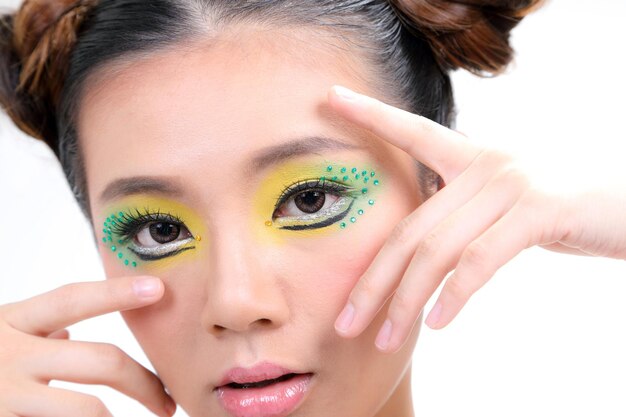 Photo asian woman fashion makeupxd