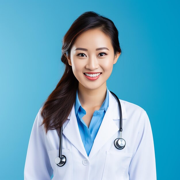 Photo asian woman professional doctor