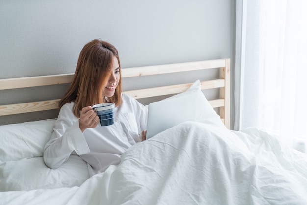 asian woman working at home 