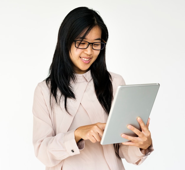 Asian young woman smiling positivity lifestyle