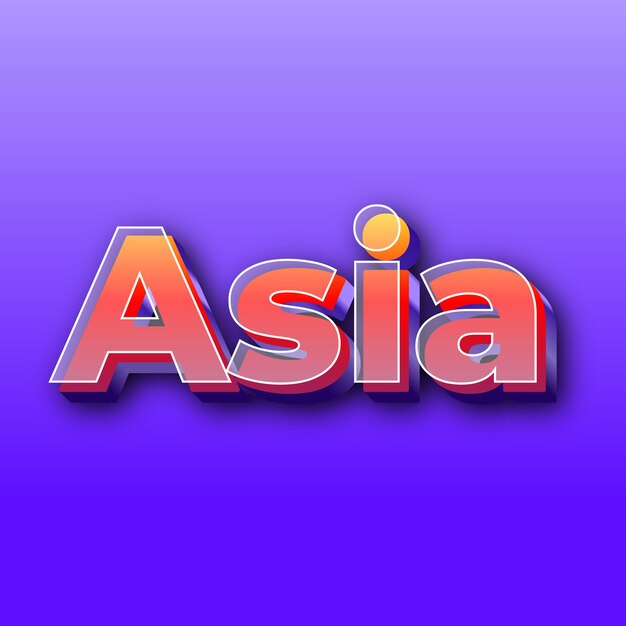 AsiaText effect JPG gradient purple background card photo