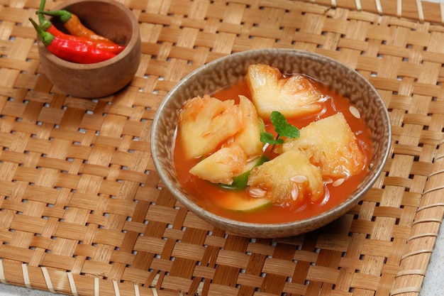 asinan  is one of the typical Indonesian culinary dishes.