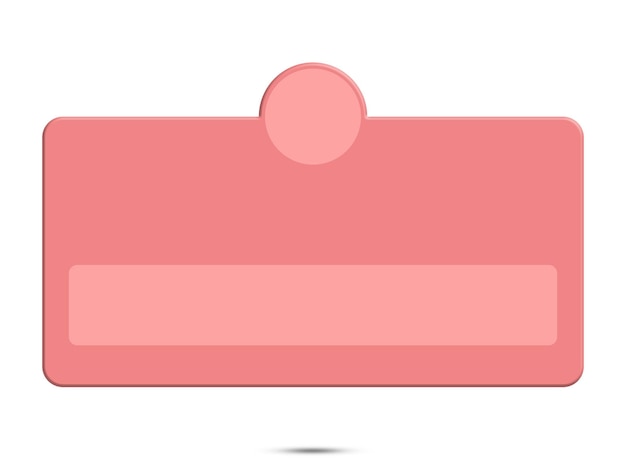 ピンクのフォームのテンプレート ソーシャル インスタグラム 空の背景 3D