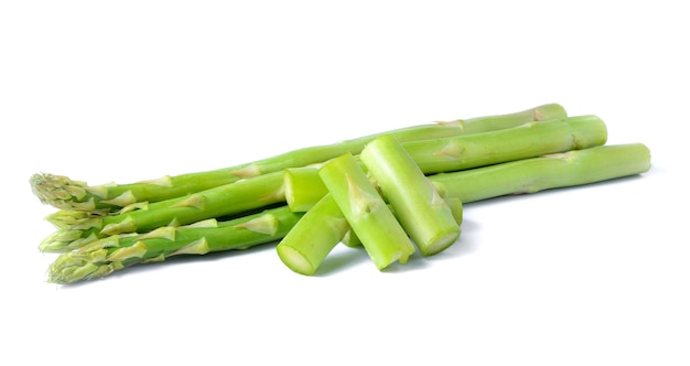 Asparagus isolated on white background