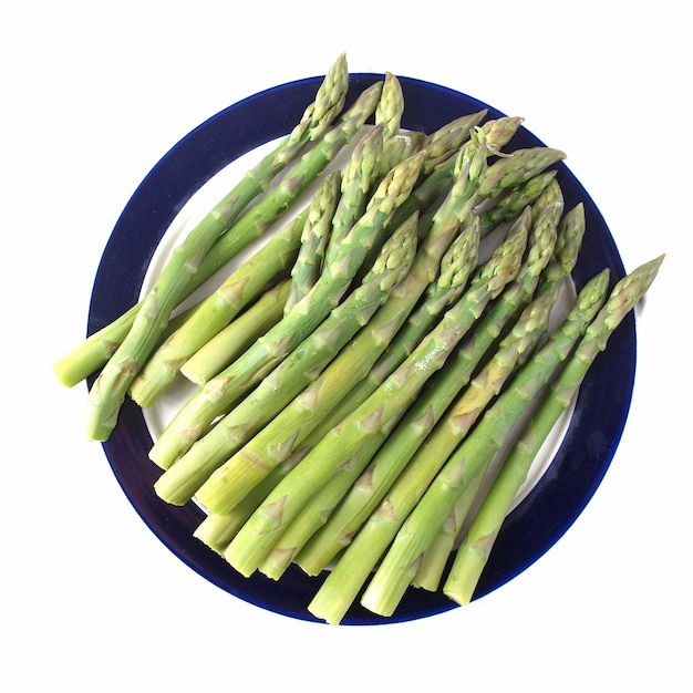 Asparagus isolated over white